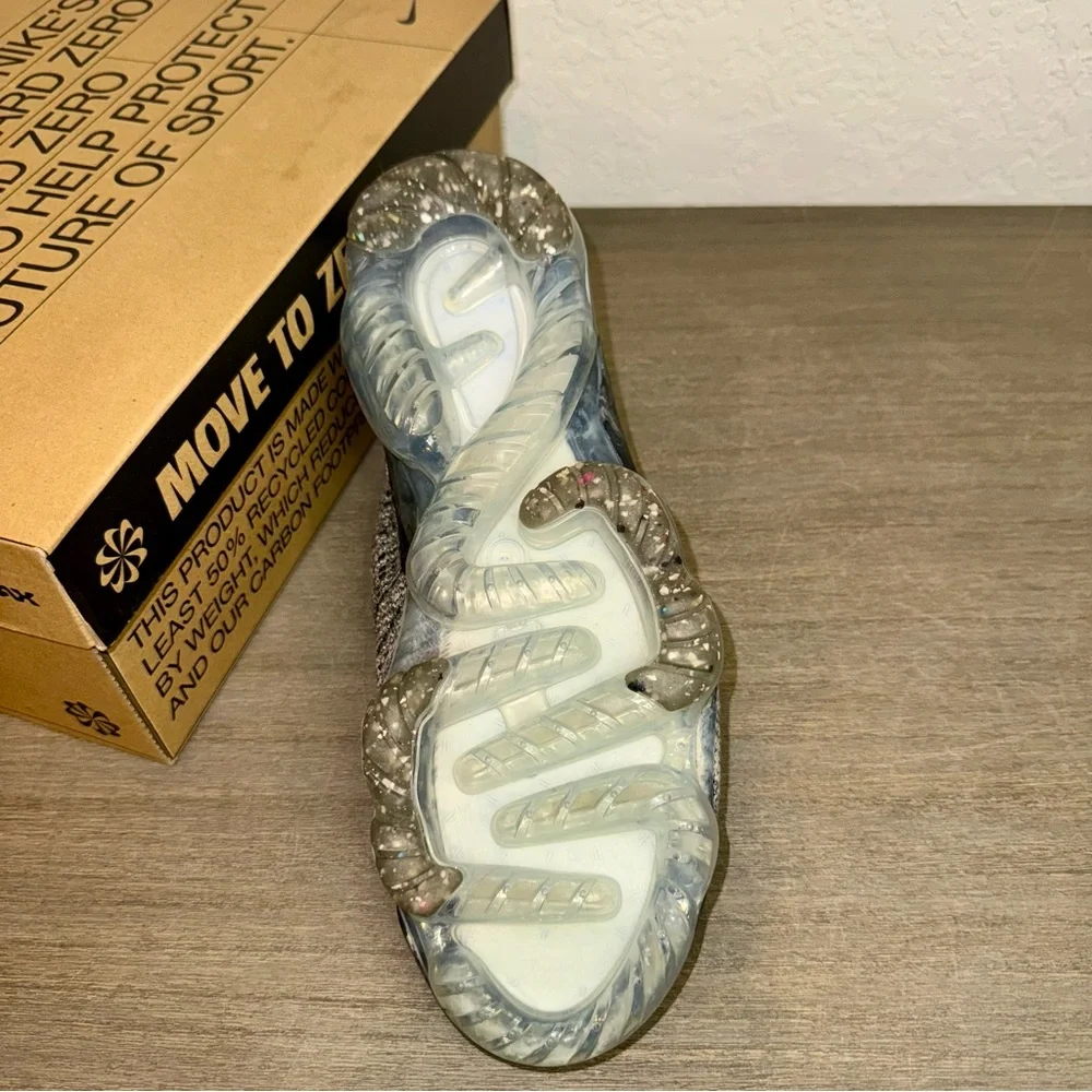 Nike Men’s Air VaporMax 2020 Flyknit, Black/Black/White, Size 10.5 - Picture 10 of 12